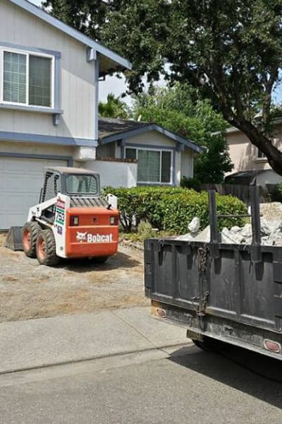 demolition and hauling from driveway