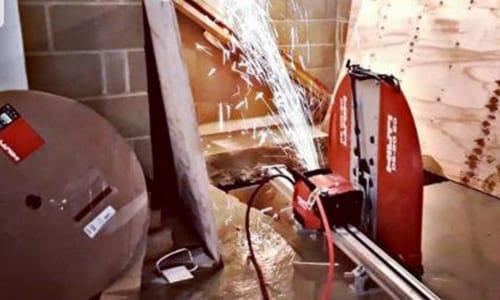 sawing walls